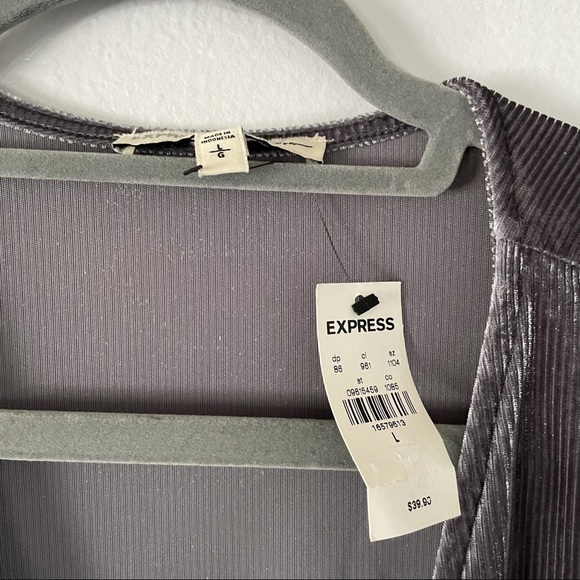 Express silver wrap top - Picture 4 of 6